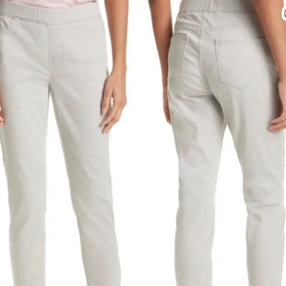EILEEN FISHER Stretch Denim jeans leggings pull on pants Organic Cotton XL